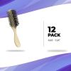 Vented Hair Brushes Pack of 12 - Plastic Bristles for All Hair Types, Massage Brush for Men and Women