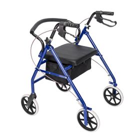Iron Pipe Nylon Cloth Basket 286lbs, Blue And Black Color For Driving Assistance (Option: Black blue)