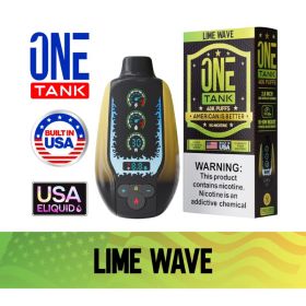 ONE TANK 40K PUFFS 50MG/ML(Lime-Wave) (Option: Default)