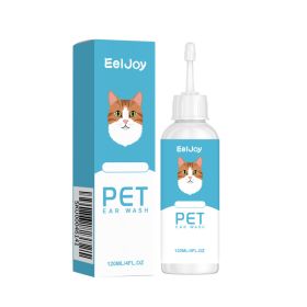Pet Ear Rinse, 120ml, Pet Ear Cleaning, Health Care Product for Daily Wellness (Option: Default)