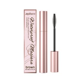 Brown Curly Mascara Daily Moisturizing Natural Beautiful Makeup Not Easy To Blur Eye Makeup (Option: Default)