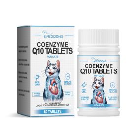 Coenzyme Tablets for Cats, 80 TABLETS, Protect Health and Vitality, Dietary Supplement for Daily Wellness (Option: Default)