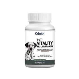 Kriath Pet Vitality Multivitamin, 60 TABLETS, Dietary Supplement for Daily Wellness (Option: Default)