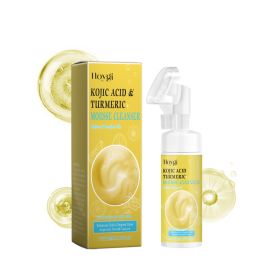 Hoygi Turmeric Gentle Cleansing Cleanser Massage Moisturizing Clean Exfoliating Gentle Skin Care Cleanser (Option: 100ml-178.4g-7.17*2.16*2.16inch)