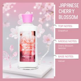 12-Fragrance Body Lotion, 10 Oz Per Bottle, Moisturizing And Fragrant Body Lotion, 12-hour Long-lasting Hydration, Contains Aloe Vera And Vitamin (Option: Sakura)