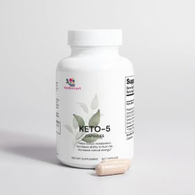 KETO 5 DIETARY SUPPLEMENT 60 CAPSULES (Option: KETO SUPPLEMENT)